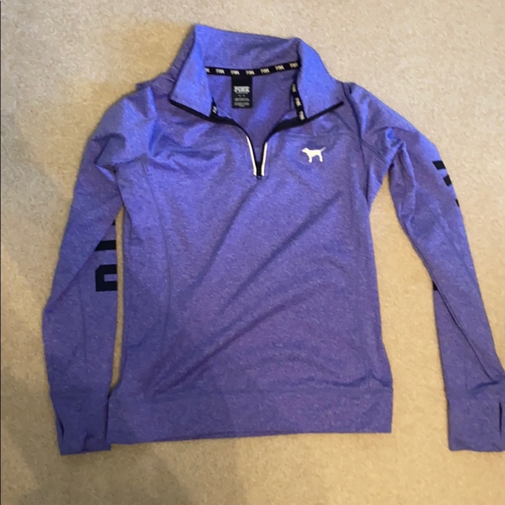PINK quarterzip pullover
